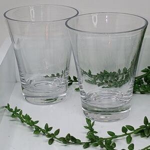 Marquis By Waterford Elegant Clear Glass Tumblers